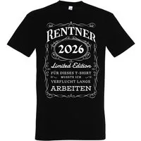 Youth Designz Print-Shirt Herren T-shirt Rentner 2026 cooler Aufdruck Geschenk Statement Print mit lustigen Print für Männer