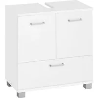 Schildmeyer Waschbeckenunterschrank Breite 60 cm, Badschrank Badezimmerschrank WBU Unterschrank