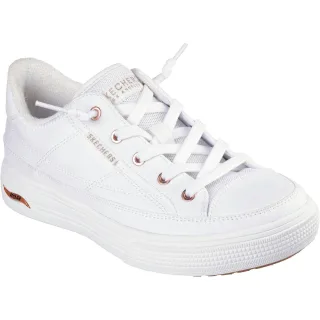 Skechers Arch Fit Arcade - Meet Ya There Textil Damen Weiße Sneaker