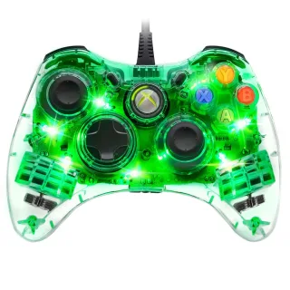 PDP Afterglow: Xbox 360 Controller [kabelgebunden inkl. Smart Track] transparent grün