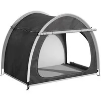 GarveeMore Gerätezelt Fahrradzelt für 3-4 fahrräder,Tragbare Faltbare Lagerzelt, wasserdichte&Anti-UV fahrradzelt,Garage/Garten Lagerzelt,210x150x165cm