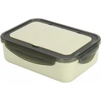 Cheffinger Lunchbox Brotdose mit Gabel & Löffel – Lunchbox 1,3L für Kinder & Erwachsene, Kunststoff, (4-tlg), mit Gabel & Löffel