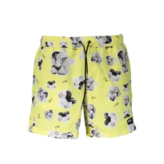 Karl Lagerfeld Gelbe Polyester Herren Bade-Boxershorts