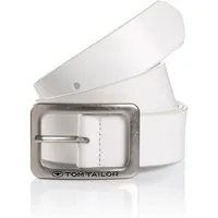 TOM TAILOR Ledergürtel TTEVE 4 cm breiter Damen Ledergürtel, kalssiches Must-Have