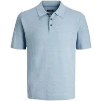 Jack & Jones Poloshirt Bluriley Knit Polo aus fein gestricktem Baumwoll-Material