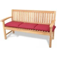 ROG-Gardenline Bankauflage, 3-Sitzer 150 x 45 cm - Bordeaux