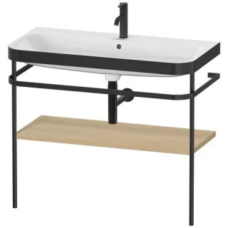 Duravit Happy D.2 Plus c-bonded Set mit Metallkonsole Mediterrane Eiche Matt 975x490x850 mm - HP4738 HP4738O7171