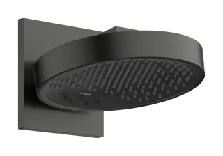 Hansgrohe Rainfinity Kopfbrause 250 3jet EcoSmart mit Wandanschluss, Brushed Black Chrome, 26233340 26233340