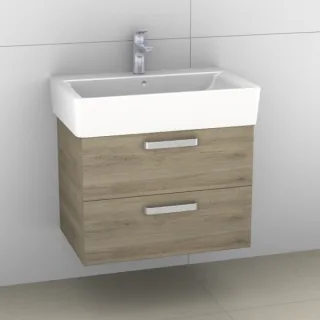 Artiqua 412 Waschtischunterschrank für Connect Cube E7736 Sanremo Eiche quer NB, 412-WU2L-I16-7145-4 412-WU2L-I16-7145-428