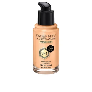 Facefinity All Day Flawless 3 In 1 Foundation #w62-warm Beige 30 ml