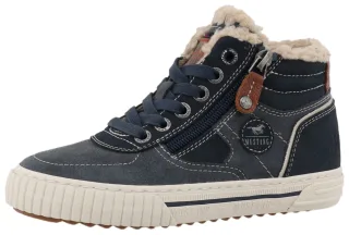 Mustang Shoes Sneaker "Ezio" High Top Sneaker, Schnürboots mit Reißverschluss