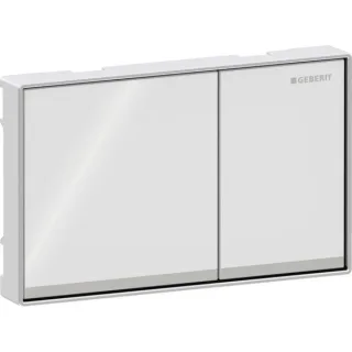 Geberit Betätigungsplatte Omega60, für 2-Mengen-Spülung, 115081SI1 115081SI1