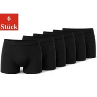 EloModa Boxershorts Boxershorts Herren Retroshorts Unterwäsche Unterhosen Baumwolle, Gr. (6-St)