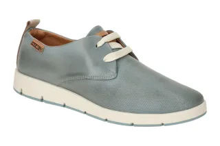 Pikolinos W8A-4877C1 Madrid Damen Schn?r-Halbschuhe in Blau-Denim