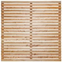 GartenLand Zaun Römö Rhombus Lärche Natur 180x180, (Set, Ohne Pfosten, ca. 180x180 cm), Lärche Natur