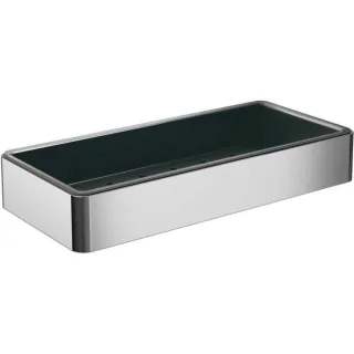 Emco Loft Schwammkorb 054500502 chrom/schwarz, Breite 220mm, mit Kunststoffeinsatz