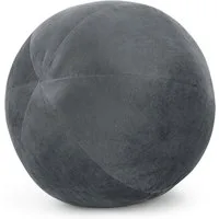 Eurofirany Dekokissen Kugelkissen Kugelformiges Kissen Ball Samt Velvet, besonders weich, dekorativ und designvoll 24 cm
