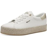 Tamaris Plateausneaker, Freizeitschuh, Halbschuh, Schnürschuh mit Textilkordel am Plateau