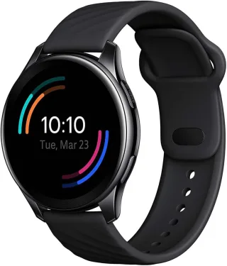OnePlus Watch [inkl. Kunststoffarmband schwarz] 46mm Edelstahlgehäuse schwarz
