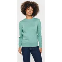 Saint Tropez Rundhalspullover MilaSZ Viskosemischung, Regular fit