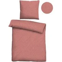 Castell - Markenbettwäsche Bettwäsche 0070734, Jersey, 2 teilig, bügelfrei, 100 % Baumwolle, pflegeleicht, ganzjährig, Reißverschluss