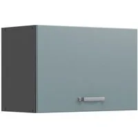 Vicco Hängeschrank R-Line, Blau-Grau/Anthrazit, 60 cm Flach (1-St)