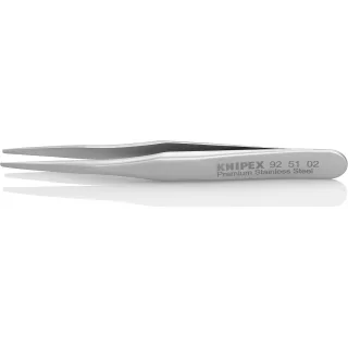 KNIPEX Minipräzisionspinzette Edelstahl - 925102