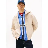 Tommy Jeans Kapuzensweatjacke TJM 90S SCRIPT RIB FLEECE