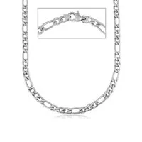 Firetti Edelstahlkette Schmuck Geschenk Halskette Figarokette