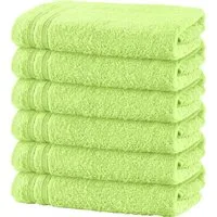 Erwin Müller Handtuch Handtuch "Heidelberg" 6er-Pack, Frottier, Walk-Frottier Uni