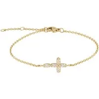 Tamaris Armband Cross, Kreuz-Motiv, mit Zirkonia (synth)