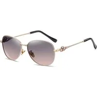 PACIEA Sonnenbrille Damen UV Schutz Polarisiert Metall Elegant Outdoor