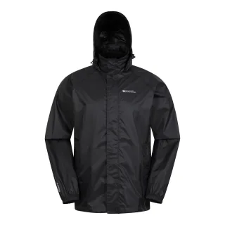 Mountain Warehouse Herren Pakka II Wasserdichte Jacke (Schwarz)