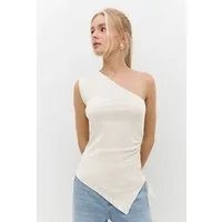 No Matter What Blusentop Ärmellose Bluse mit einer Schulter