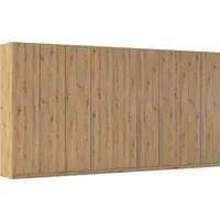 OTTO home Drehtürenschrank Kleiderschrank Schrank Garderobe AGORDO Schlafzimmer (in zwei Griff-Farben, Breiten 91-405 cm, Dekor- oder Hochglanzfront) durchdachte Innenausstattung, in 8 Breiten und 2 Höhen MADE IN GERMANY