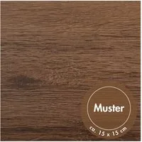 misento Vinylboden selbstklebend in Holzoptik, Muster 15 x 15 cm, für Fußbodenheizung, Badezimmer, Wohnräume