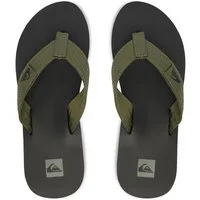Quiksilver Grüne Quiksilver Herren-Flip-Flops Badepantolette
