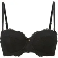Gossard Multiway-BH Lace Trägerloser Push-Up BH Black (Bandeau BH, 1-tlg., Spitze/Netz)