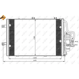 NRF Klimakondensator + Trockner Opel Combo Corsa Tigra 35530