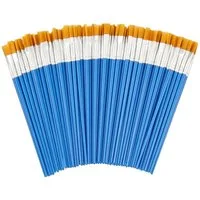 relaxdays Malpinsel 100-teiliges Pinsel Set, (100er Set, 100 St)