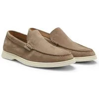 BOSS Sienne_Loaf Slipper Schlupfschuh, Mokassin, Loafer mit aufwändiger Naht