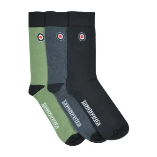 Lambretta - Socken für Herren (3er-Pack) (Marine/Blau/Grün)