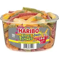 HARIBO Süßigkeit, Haribo Riesen Pommes saure fruchtig und leckere Fruchtgummi 1200g