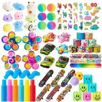 JOYIN Fidget Spinner JOYIN 60 Stücke Kindergeburtstag Mitgebsel Set, Popular Fidget