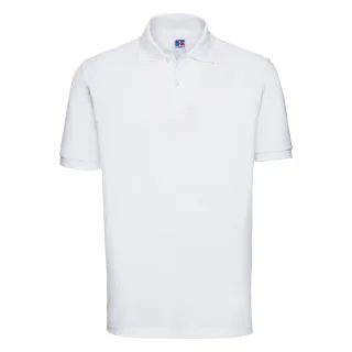 Russell Herren Polo-Shirt, Kurzarm (Weiß)