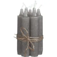 ideas 4 seasons Spitzkerze Stabkerze 7er Set, Rustikale Tafelkerze, 11 x 2cm