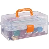 relaxdays Aufbewahrungsbox mit 9 Fächern (1 St), orange