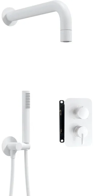 Neuesbad Serie 600 Unterputz Dusch-Set, Oberfläche: weiss matt NB1BXYZAQSM1