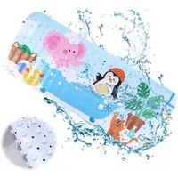 BlingBin Badematte Badewannenmatte Rutschfest, Antirutschmatte Duschmatte Badewanne, Saugnäpfen, Rutschfest, PVC, rechteckig, 100x40cm Duschmatte mit Saugnäpfen & Maschinenwaschbar