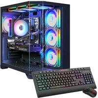 GAMEMAX HYPE-A BK 7757 AMD Ryzen 5 7500F RTX 5060Ti 32GB DDR5 1TB SSD Gaming-PC (AMD Ryzen 5 7500F, RTX 5060 Ti, 32 GB RAM, 1000 GB SSD, Luftkühlung aktiv, Windows 11, DDR5 RAM)
